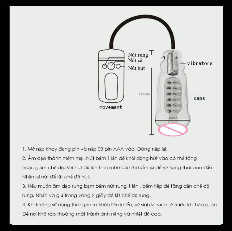 Máy bú mút cu tự động rung mạnh sướng lâu cho nam giới
