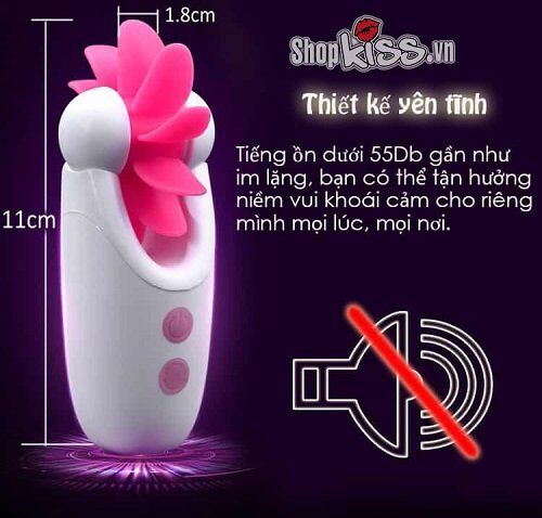Intoxica Mini Licking Tongue Vibrator Silicone Female Pleasure