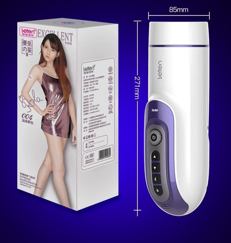 Máy thủ dâm Leten tự động có âm thanh sưởi ấm Máy thủ dâm Leten tự động có âm thanh sưởi ấm