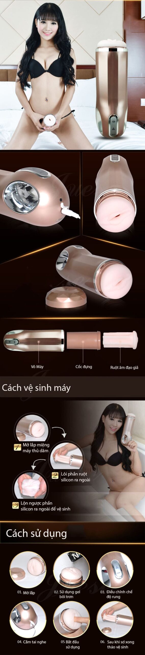 Máy thủ dâm cao cấp cho nam giới trải nghiệm cực khoái đỉnh Máy thủ dâm cao cấp cho nam giới trải nghiệm cực khoái đỉnh
