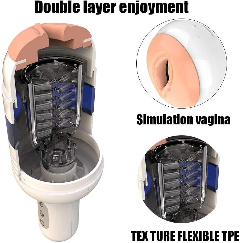 Đồ chơi tình dục nam xoay rung tự động kích thích cực mạnh AD36D Đồ chơi tình dục nam xoay rung tự động kích thích cực mạnh AD36D