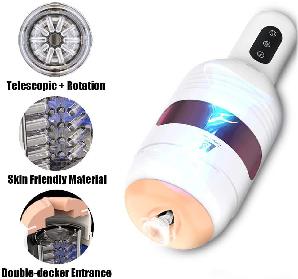 Đồ chơi tình dục nam xoay rung tự động kích thích cực mạnh AD36D Đồ chơi tình dục nam xoay rung tự động kích thích cực mạnh AD36D