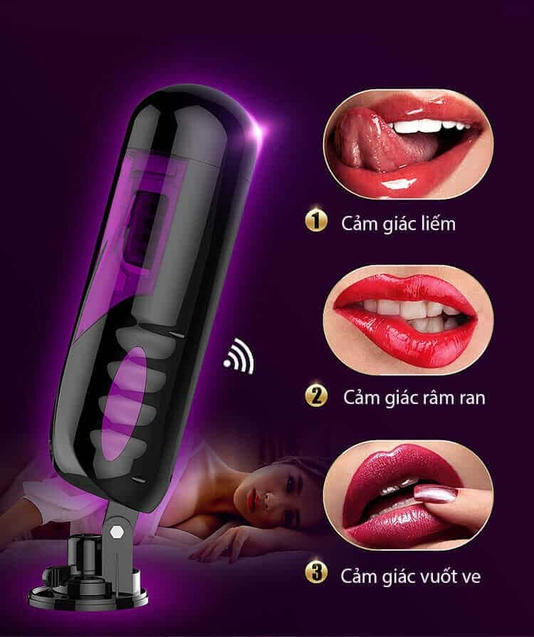 AD36G máy tự động kích thích nam xoay thụt cực mạnh sướng mê