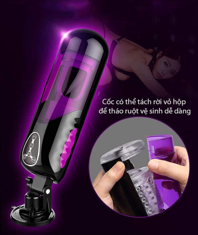 AD36G Máy tự sướng nam xoay thụt cực phê chất lượng cao