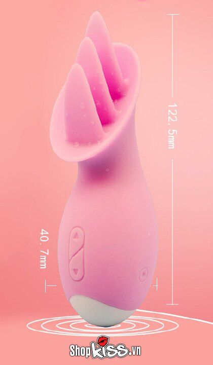 Lưỡi rung liếm âm vật điểm G Tongue Lick pin sạc IPX6