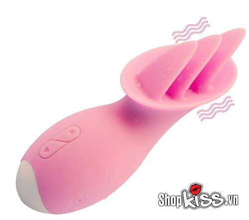 Lưỡi rung liếm âm vật điểm G Tongue Lick pin sạc IPX6