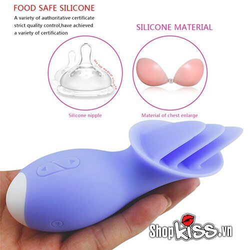 Lưỡi rung liếm âm vật điểm G Tongue Lick pin sạc IPX6