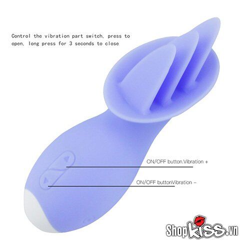 Lưỡi rung liếm âm vật điểm G Tongue Lick pin sạc IPX6
