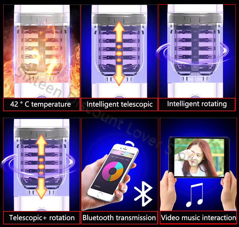 Cốc Thủ Dâm AD36M Tự Động Xoay Thụt Bluetooth Sưởi Ấm