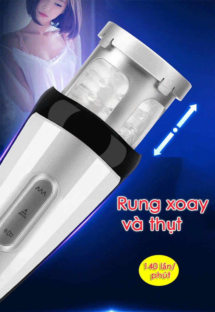 AD40 Máy thủ dâm cao cấp giúp tăng khoái cảm cực đỉnh cho nam