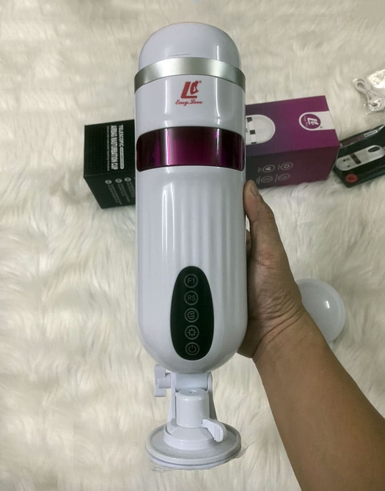 Âm đạo giả tự động AD36N xoay thụt mát xa co bóp thật