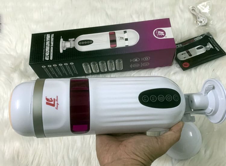 Âm đạo giả tự động AD36N xoay thụt mát xa co bóp thật