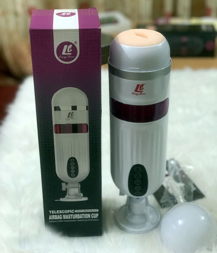 Âm đạo giả tự động AD36N xoay thụt mát xa co bóp thật