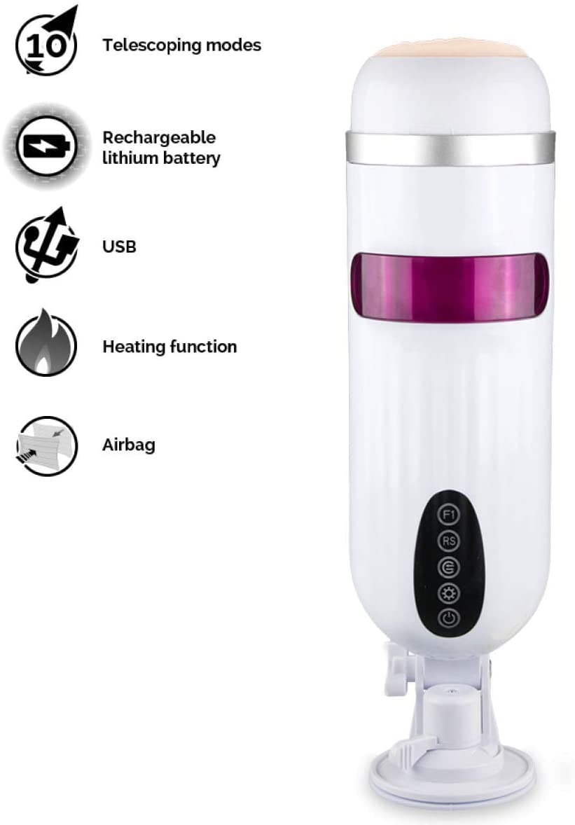 Âm đạo giả tự động AD36N xoay thụt mát xa co bóp thật