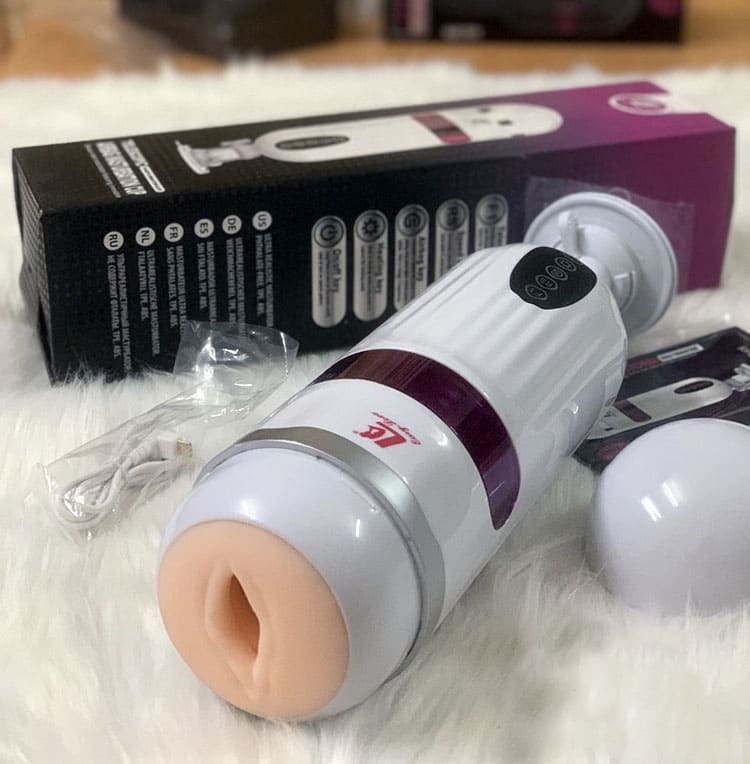 Âm đạo giả tự động AD36N xoay thụt mát xa co bóp thật