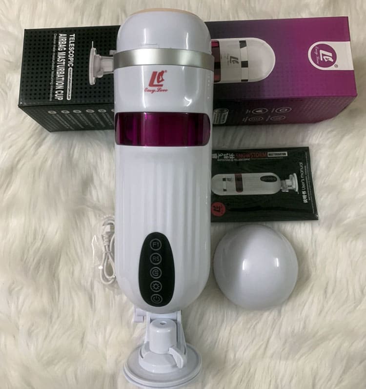 Âm đạo giả tự động AD36N xoay thụt mát xa co bóp thật