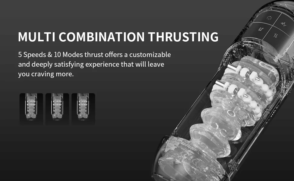 Máy thủ dâm EasyLove AD36T 10 chế độ thụt, tăng khoái cảm