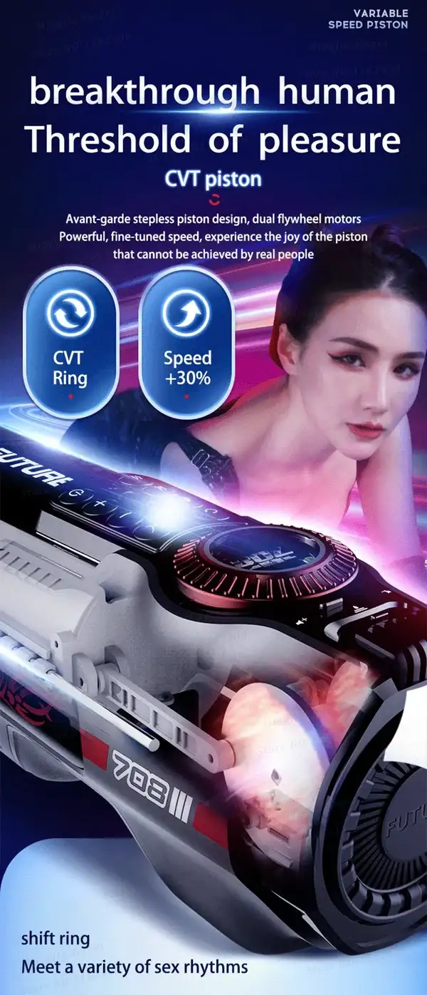 Leten AD33Y máy thụt cực khoái siêu thực 10 chế độ sấy khô tiện lợi