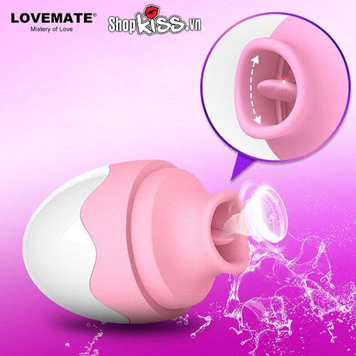 sextoy cao cấp cho nữ Trứng rung lưỡi liếm Little Vicky Dibe