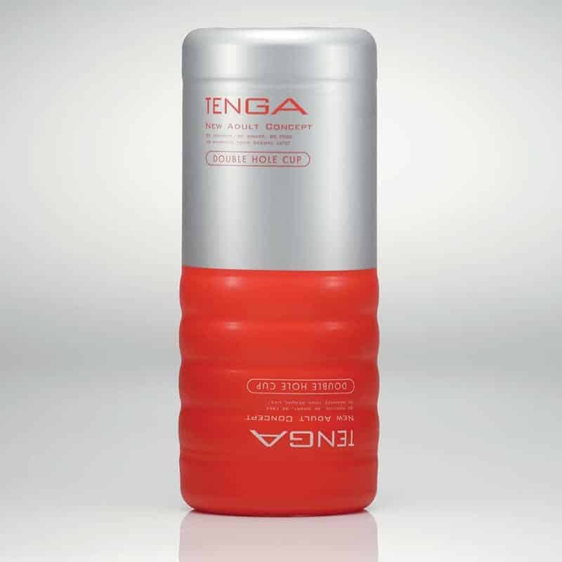 DC13 Tenga Double Hole Cup Nhật Bản cốc thủ dâm nhỏ gọn đa năng