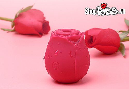 Máy rung liếm âm vật hoa hồng OMYSKY an toàn silicone