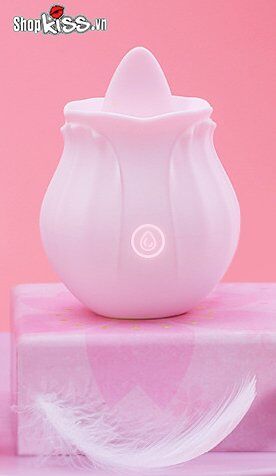 Máy rung liếm âm vật hoa hồng OMYSKY an toàn silicone
