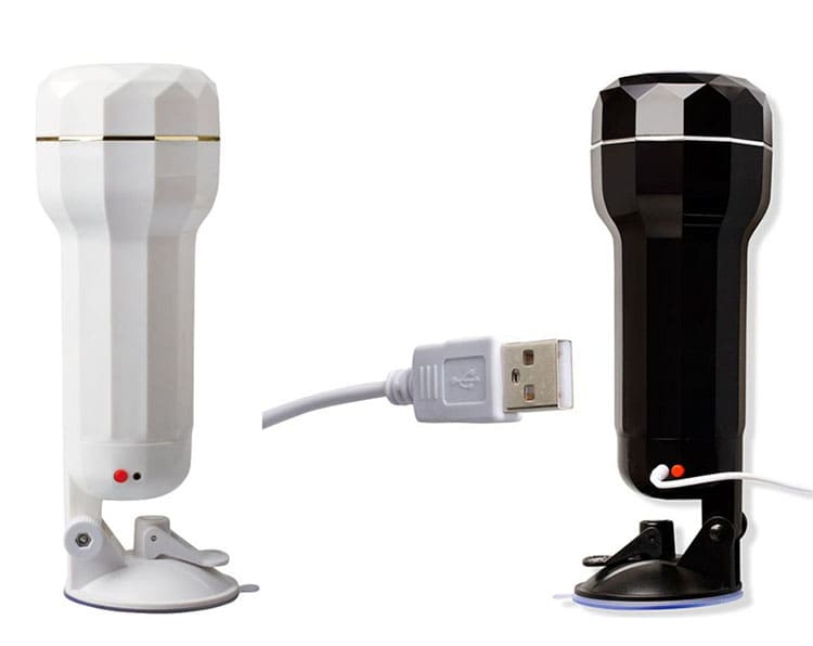 DC45Q cốc thủ dâm nam rung gắn tường cao cấp sạc USB tiện lợi