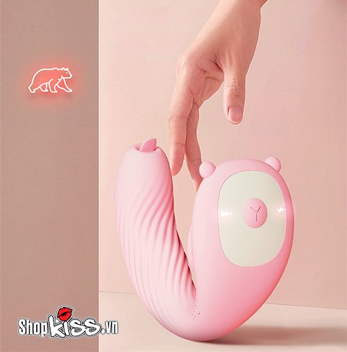 Trứng rung massage điểm G âm vật Adorable Bear Wear siêu đã
