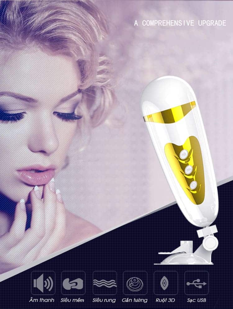 Âm Đạo Giả Gắn Tường Rung Rên Kích Thích Cho Nam Giới