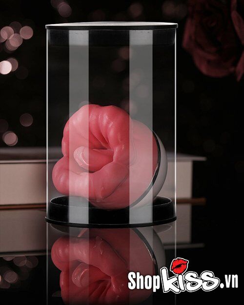 Big Mouth Rose Clitoral Licking Sucking Vibrator Red Petals