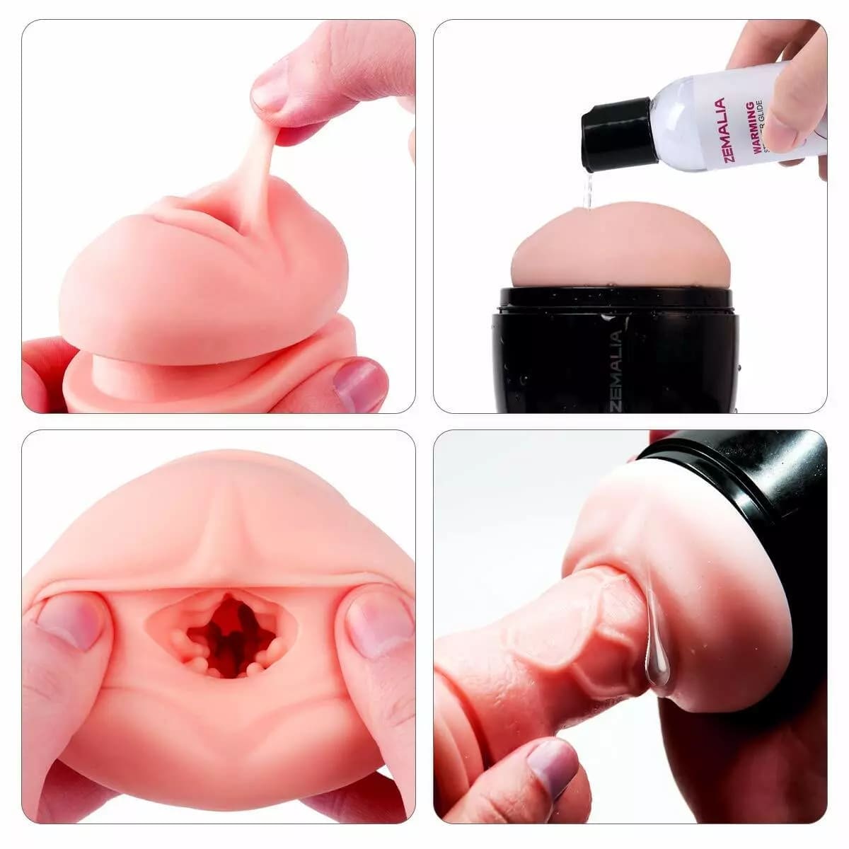 Cốc Thủ Dâm Cầm Tay Zemalia Luna Siêu Thật, Chất Lượng Cao