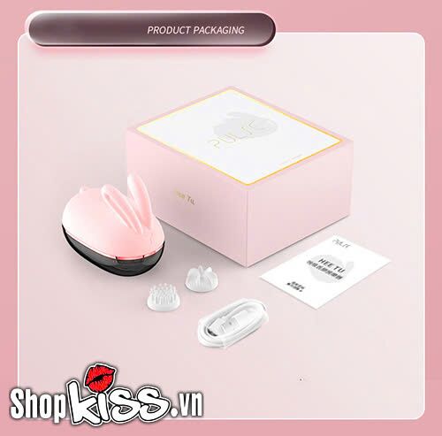  Bỏ sỉ Máy massage lưỡi liếm hình con thỏ Hee Tu Pulse Solo hàng xách tay