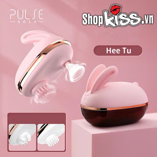  Bỏ sỉ Máy massage lưỡi liếm hình con thỏ Hee Tu Pulse Solo hàng xách tay