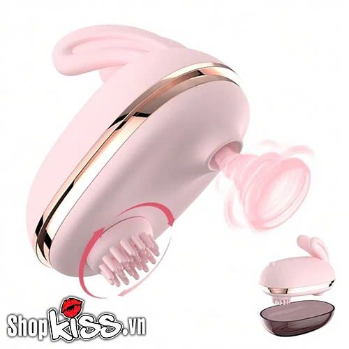  Bỏ sỉ Máy massage lưỡi liếm hình con thỏ Hee Tu Pulse Solo hàng xách tay