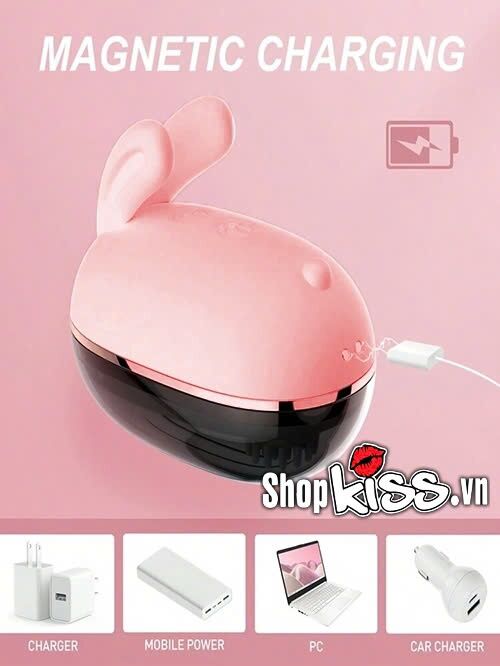 Hee Tu Pulse Solo Rabbit Tongue Licking Clitoral Massager
