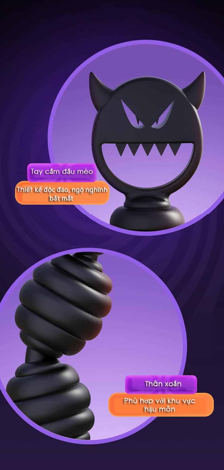 DC11A Chuỗi Hạt Mèo Nam Cao Cấp Kích Thích Hậu Môn Siêu Hot