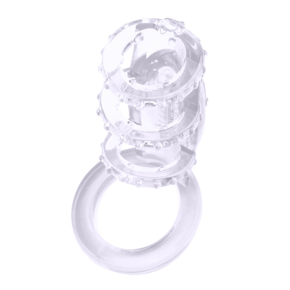 BD10D Silicone Vibrating Cock Strap Delay Ejaculation