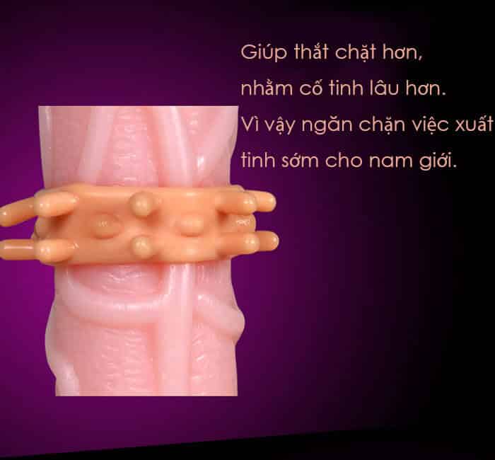 BD10E Bao cao su đôn dên nối dài dương vật tăng khoái cảm