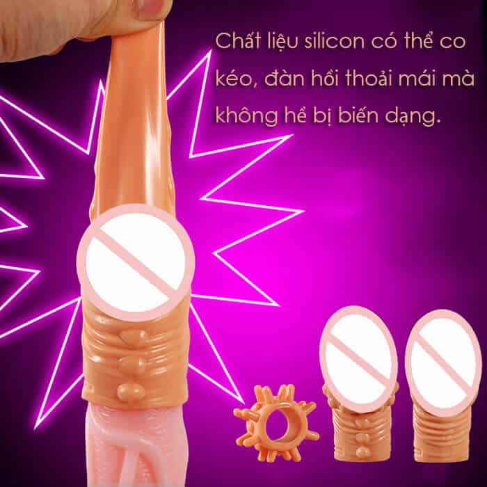 BD10E bao cao su đôn dên dài dương vật tăng khoái cảm cực đỉnh