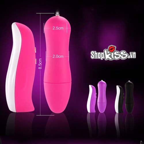 Trứng rung điều khiển xa Bullet nhỏ gọn 5 chế độ rung silicon