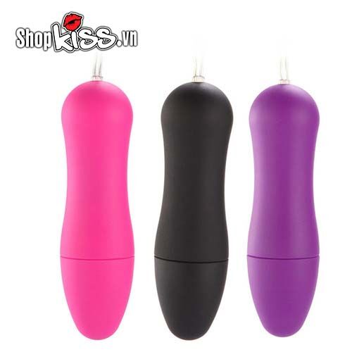 Trứng rung điều khiển xa Bullet nhỏ gọn 5 chế độ rung silicon