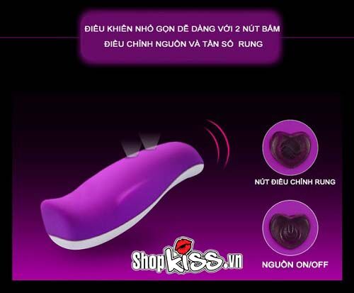 Trứng rung điều khiển xa Bullet nhỏ gọn 5 chế độ rung silicon