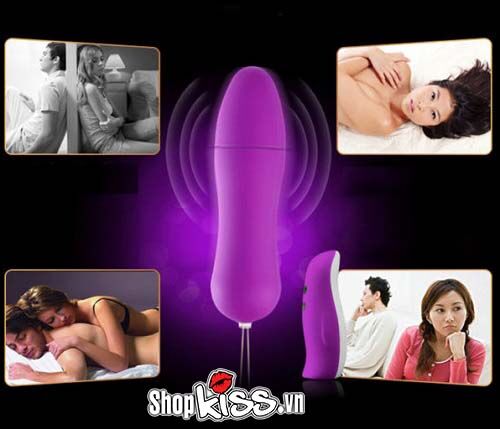 Trứng rung điều khiển xa Bullet nhỏ gọn 5 chế độ rung silicon