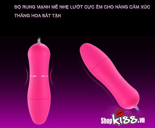 Trứng rung điều khiển xa Bullet nhỏ gọn 5 chế độ rung silicon