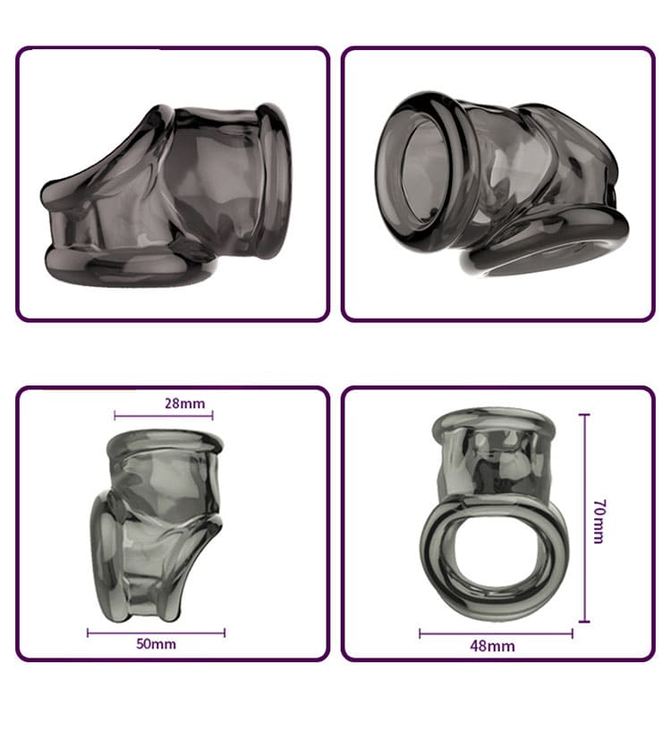 BD10G Bao cao su đôn dên có quai đeo gốc dương vật nam giới