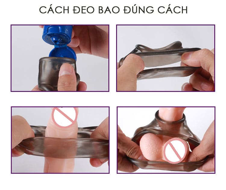 BD10G Bao cao su đôn dên quai đeo nam giới, tăng khoái cảm BD10G Bao cao su đôn dên quai đeo nam giới, tăng khoái cảm