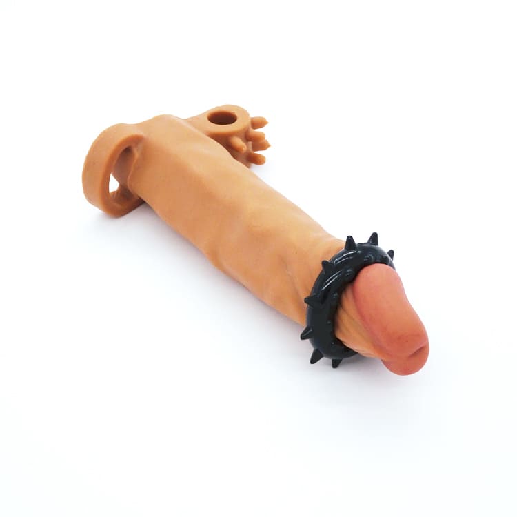 DC48E Vòng gai silicon kéo dài thời gian tăng khoái cảm vợ chồng