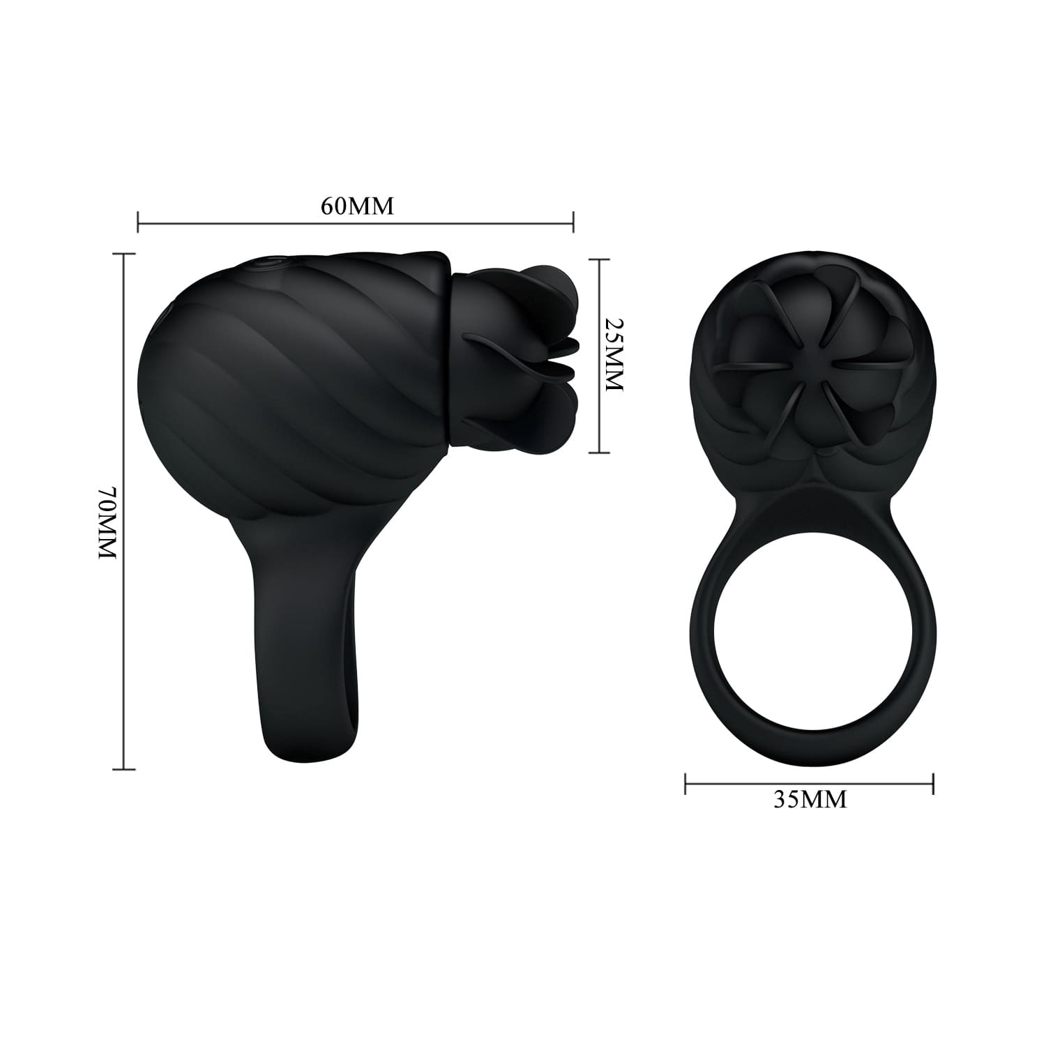 Vòng Đeo Dương Vật Xoay Kích Thích Liếm Âm Vật Nữ Hấp Dẫn