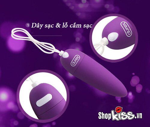 Trứng Rung Durex S-Vibe Sạc Pin 5 Chế Độ Rung Mạnh