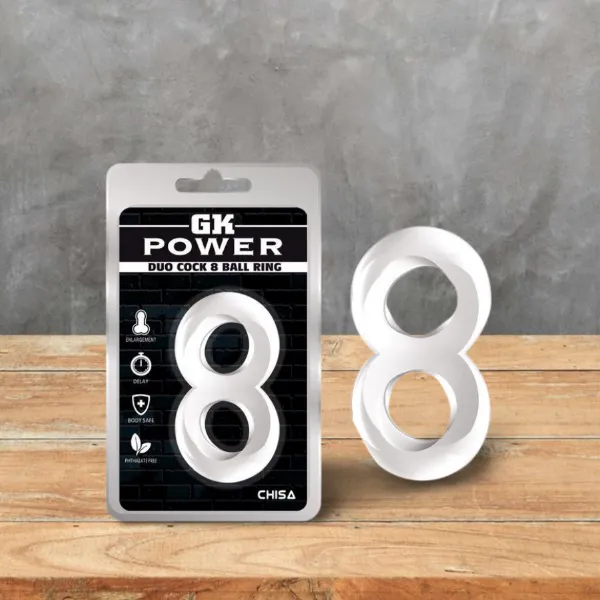 Vòng đeo cu số 8 Chisa DC60Q khóa chặt tăng cường khoái cảm Vòng đeo cu số 8 Chisa DC60Q khóa chặt tăng cường khoái cảm